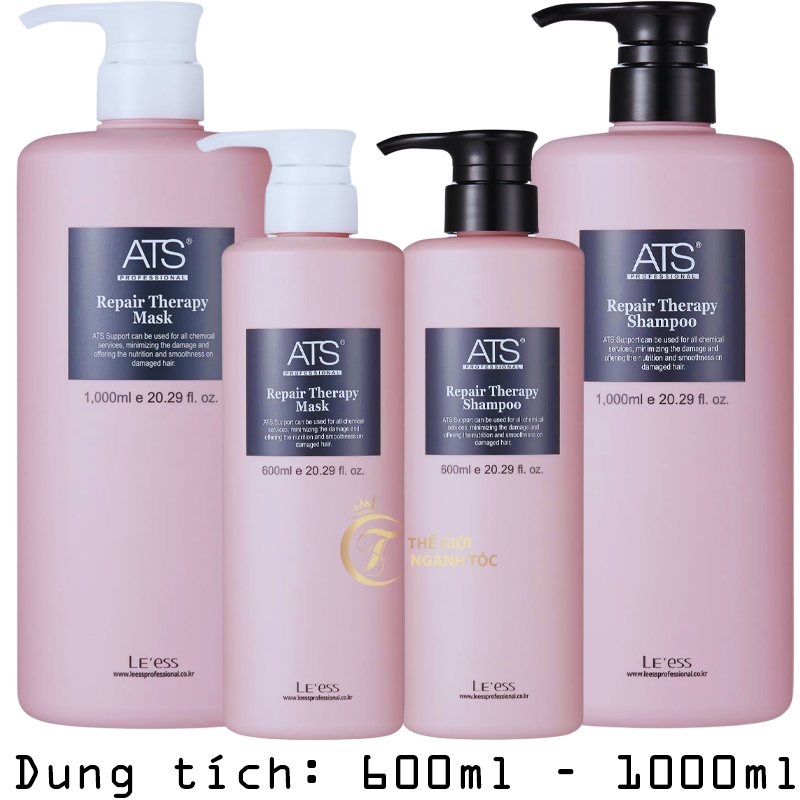 Dầu Gội Xả ATS Repair Therapy Trị Liệu Và Phục Hồi Tóc 600ml/1000ml