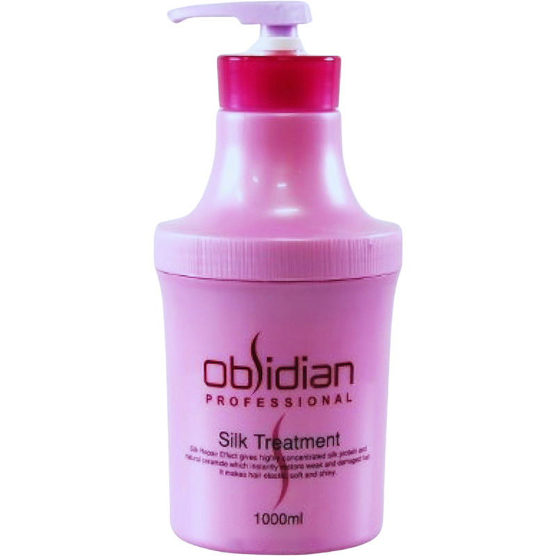 Hấp dầu Obsidian phục hồi tóc siêu mềm mượt Silk Treatment 1000ml